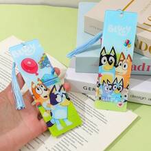 Bluey Marcapáginas de estilo europeo y americano de diseño de dibujos animados, de acrílico y de alta calidad para estudiantes - Multicolor - Ver 9