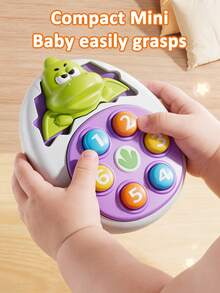 4 Designs Dinosaur Whack-A-Mole Toy, Fun And Educational, Effective For Improving Reaction Ability. Vibrant Colors, Ideal For Learning, Promotes Shape And Color Recognition, Entertaining Press Animal Toy, Perfect Gift For Boys And Girls - Multicolor - View 8