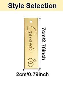 1/10/20pcs Personalized Laser Engraved Acrylic Name Tags, Custom Text Mirror Acrylic Bookmark With Tassel, Graduation Gift For Students, Class Of 2026 Party Favor, Custom Name Book Tag, Senior Night Keepsake, Wedding Place Card, Gift For Friends Classmates Teachers - Multicolor - View 3