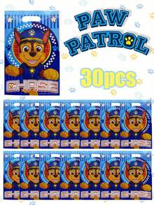 Paw Patrol 汪汪隊 10/20/30入主題塑膠糖果禮物袋，適合生日派對伴手禮、裝飾、驚喜禮物，可愛創意卡通禮物包裝盒，完美派對裝飾驚喜禮物 - 汪回禮袋 - 查看 18