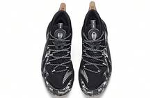 Anta  2 Fabric Cushioning Slip Resistant Abrasion Resistant High Top Nitro Speed/A SHOCK3.0 Basketball Shoes Black - Black - View 3