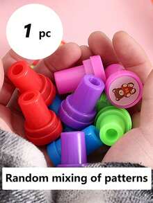 10/30pcs Random Cartoon Stamp Set, Anime Pattern, Birthday Party Gift - Multicolor - View 12