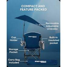 Sport-Brella BRE03-605-04-P Silla reclinable - Azul Medianoche - Ver 8