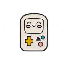 Bộ 5 chiếc ghim cài áo hoạt hình độc đáo hình kem, máy chơi game, ghim tráng men, phụ kiện trang sức, huy hiệu kim loại, quà tặng. - Một kích thước - Xem 14