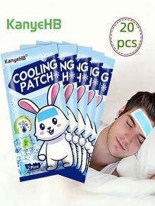 40pcs Cooling Patches, Comfortable Fit, Ideal Cooling Choice For Home And Travel, Individually Packaged, Essential For Summer, Suitable For Students, Travelers, Small Gifts - Random Packaging - View 3