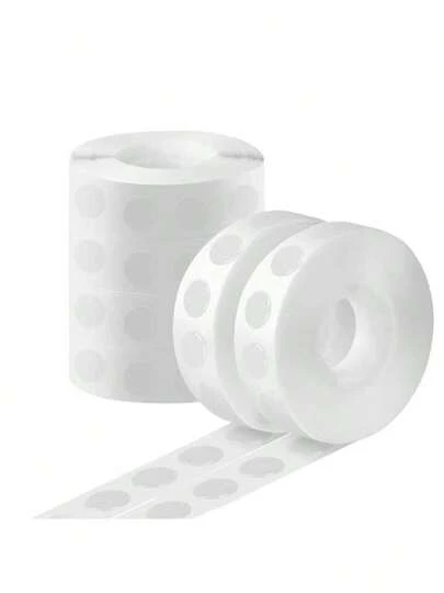 100/500/1000pcs Removable Transparent Balloon Glue Dots, Double-Sided Adhesive Dots For Balloon Crafts, Decorations Or Wedding