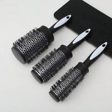 1 chiếc lược tạo kiểu tóc bằng nylon đen cỡ S/M/L, lược cuốn tóc có ống nhôm và dụng cụ tạo kiểu tóc mái, dễ dàng tạo kiểu tóc xoăn tại nhà, lược cuốn tóc bằng nhôm, dụng cụ tạo kiểu tóc mùa hè, kỳ nghỉ, du lịch. - Nhiều màu - Xem 1