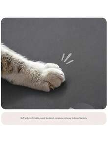 Personalisierte Futter-Napfunterlage für Hunde und Katzen - individuell mit Namen bedruckbar, rutschfester Boden, Hundenäpfe-Unterlage, Fütterungsmatte, Napfunterlage für Haustiere, Katzen- und Hundenäpfe-Matte, rutschfest & auslaufsicher, beliebte Futter-Matte für Haustiere, spritzschutz, saugfähig, leicht zu reinigen, geeignet für Hunde und Katzen, Pfoten-Design, Fütterungsmatte für Haustiere, ideales Geschenk für Haustierbesitzer (Größe 30*40 ist relativ klein, bitte bestellen Sie mittlere oder große Größe für Katzen und Hunde) - Verschiedenfarbig - Übersicht 11