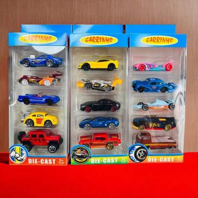 Kit Coleção Carrinho De Ferro Estilo  kit 5 Peças MA-135