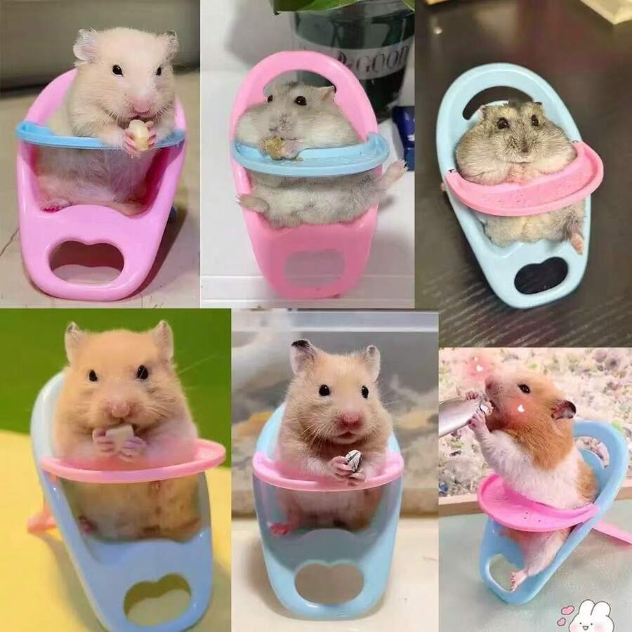 Mini Hamster Training Toy Chair, Scenery Prop For Photography And Interaction, Cute And Fun, Detachable And Easy To Clean (Random Color) - View 1
