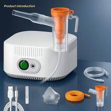 Portable Nebulizer Compressors - Nebulizer Device Featuring A Mask And Mouthpiece, Designed For Both Home And Travel Use For All Ages, Including Adults And Children, With A Compact Design And Self-Cleaning Function - [白色的] - 查看 7