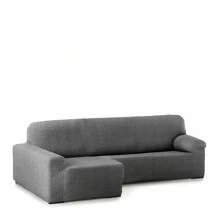 Kiva Universal And Versatile Chaise Lounge Sofa Cover With Long Left Arm, Various Colors Available – Easy-To-Fit Protective Chaise Lounge Sofa Cover For Backrest, Seat And Arms - Dark Gray Ulysses - View 3