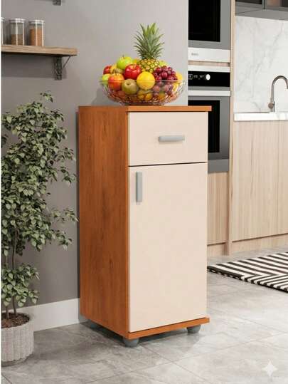 House Furniture Stores Armário Fruteira de Cozinha Anna com Gaveta e Organizador