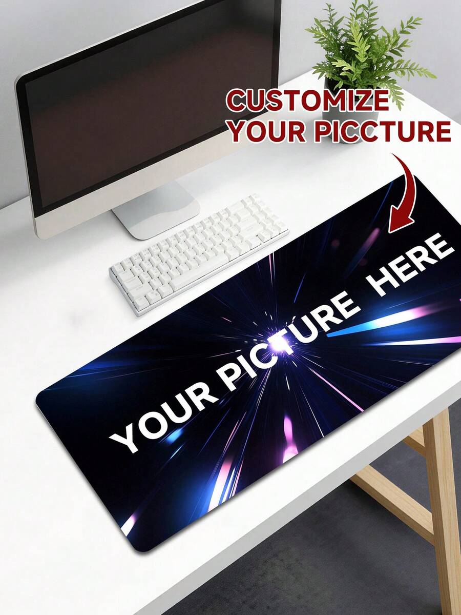 Customized Mouse Pad, Extra Large Rubber Desk Mat With Anti-Slip Function, Suitable For Office, Gaming Or Home Computer Use, Perfect Gift For Christmas And Halloween - Multicolor - View 1