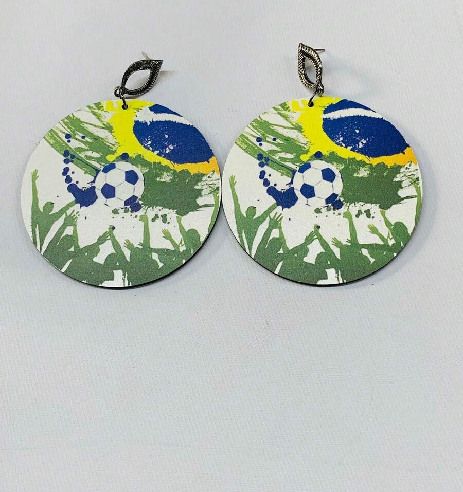 Brazil World Cup Earrings - 耳環 27 - 查看 1