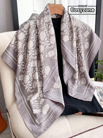 1 chiếc khăn bandana nữ bằng vải chéo 90%, kiểu dáng thanh lịch, tối giản, in họa tiết, phù hợp cho hoạt động giải trí và dạo phố. Khăn bandana, băng đô cài tóc, băng đô đội đầu lý tưởng để làm nổi bật vẻ ngoài của bạn.