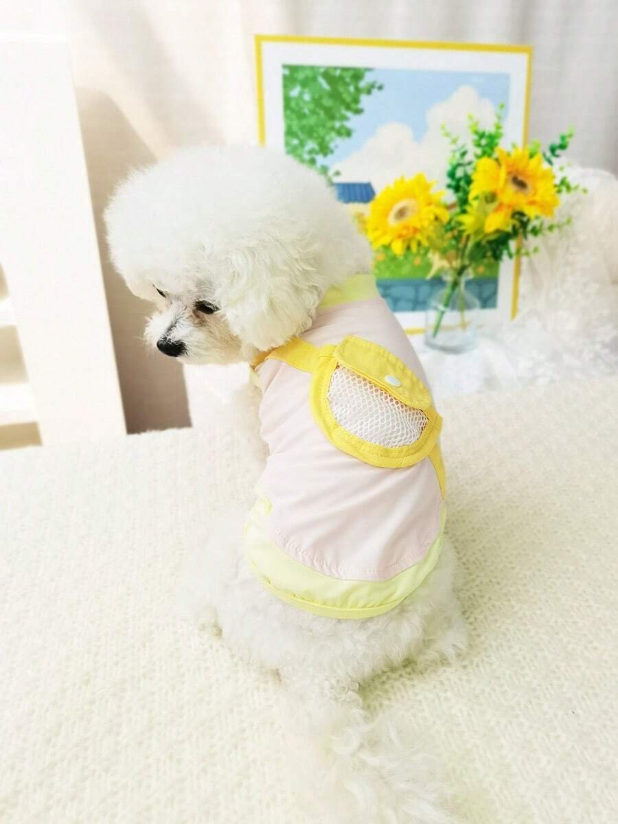 Áo khoác không tay nhẹ, thoáng khí cho chó, giúp tránh bí bách và nắng gắt, thích hợp cho chó Poodle, Bichon Frise, Teddy Bear vào mùa hè.