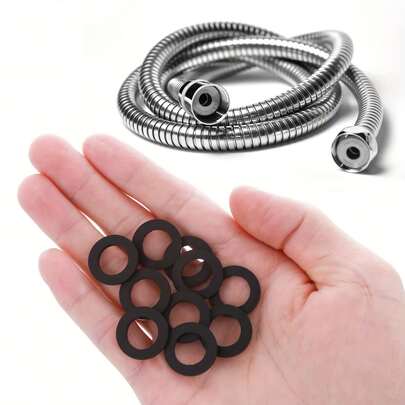Bộ 10/40/80 chiếc vòng đệm cao su đen 1/2 inch, gioăng bịt kín chống rò rỉ cho súng phun nước và vòi tưới vườn, vòng đệm mềm dẻo, vòng silicon chịu nhiệt và lạnh, gioăng chống nổ cho các mối nối thoát nước.