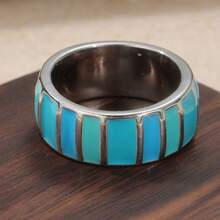 Refreshing Ring, Minimalist Elegant Texture, Versatile Accessory For Travel And Daily Wear, Ideal Gift - Silver - View 6