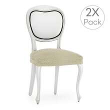 Kiva 2 Universal And Versatile Chair Covers, Various Colors Available – Easy-To-Fit Protective Chair Cover For Backrest, Seat And Arms - 貝斯3號 - 查看 9
