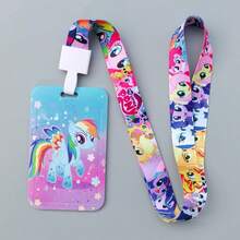 MY LITTLE PONY 1 chiếc dây đeo thẻ PVC, thích hợp cho thẻ nhân viên, thẻ sinh viên, thẻ đi lại, thẻ ăn, thẻ tên, thẻ hành lý, dây đeo thẻ may sẵn. - Nhiều màu - Xem 5