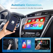 Bộ chuyển đổi CarPlay không dây mới năm 2026, 2 trong 1, thiết kế nhỏ gọn, cắm là chạy, kết nối nhanh và ổn định, tương thích với CarPlay và hệ thống kép. Bộ chuyển đổi không dây CarPlay Android Auto mới, hộp mini thông minh, cắm là chạy, kết nối đa năng cho bộ chuyển đổi không dây. - D20 - Xem 6
