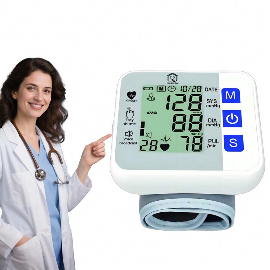 Measuring Equipment Wrist Sphygmomanometer - Grey - View 1