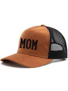 1顶男女通用字母印花棒球帽，涤纶卡车帽，时尚百搭，适合情侣日常佩戴，可作为圣诞节、母亲节、父亲节、教师节、生日礼物。 - 彩色 - 查看 23