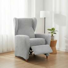 Kiva Universal And Versatile 1-Seater Relax Armchair Cover, Various Colors Available – Easy-To-Fit Protective Armchair Cover For Backrest, Seat And Arms - 格里斯.索爾 - 查看 2