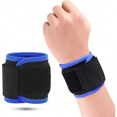 Wrist Brace, Compression Wrist Strap Support Wrist For Men & Women, Youth & Elderly, Boys& Girls, One Size Adjustable, Sports Wristband 1 PCS (Pink)