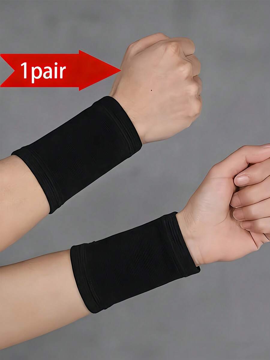 Wrist Compression Sleeve, Wrist Support Brace, Wrap-Around Compression Wrist And Thumb Support Glove, Fitness Accessories, Joint Support Wrist Brace, Nylon Wrist Wrap, Elastic Sports Wrist Guard, Wrist Protection For Golf, Basketball, Volleyball, Breathable, Sweat-Absorbent, Durable, Suitable For Birthday, Mother's Day, Father's Day And Other Holidays As Gifts