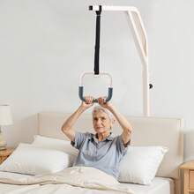 Ayudas y accesorios para el dormitorio - Gerader Stützstab, linke and rechte Halterung, ohne Bettklemme - Ver 1