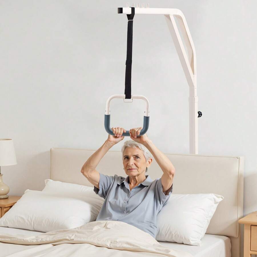 Ayudas y accesorios para el dormitorio - Gerader Stützstab, linke and rechte Halterung, ohne Bettklemme - Ver 1