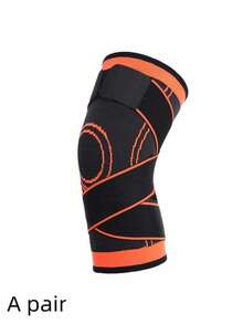 1 Pair Sports Knee Pads, Breathable Compression Knee Brace, Basketball Running Knee Support, Meniscus Protection, Outdoor Hiking, Fitness Squats, Adjustable Strap Knee Sleeve, Joint Support, Sports Injury Prevention, Cycling, Badminton, Elastic Knit, Shock Absorption, Multi-Function Sports Knee Pads, Outdoor Sports Knee And Elbow, Wrist Protection, Best Gift For Wife, Girlfriend, Mother, Holiday, Birthday, Mother's Day - Protective Gear - View 12