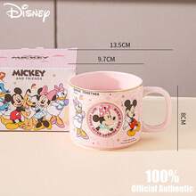 Disney 迪士尼正版米奇情侣咖啡杯，卡通设计带徽章，高品质家用陶瓷杯，礼品及纪念品 - 彩色 - 查看 12