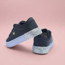 Girls' School Sneakers | Stylish And Durable, Perfect For School | Sizes 25 To 36 | GET YOURS NOW! - 黑色閃光 - 查看 4