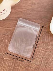 10 túi tự dán mờ trong suốt dùng để đóng gói thực phẩm, kẹo, trái cây, trà. - 8x12cm - Xem 5