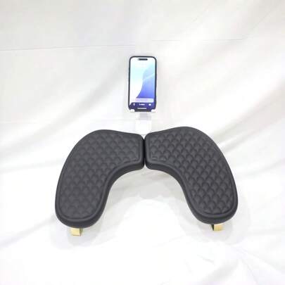 Luxury Nail Arm Rest With UV Light Cutout, Ergonomic Manicure Hand Pillow With Adjustable Phone Holder, Professional Nail Tech Arm Rest Compatible With Most UV Nail Lamps, Salon Grade Nail Hand Rest Holder For Acrylic Nails