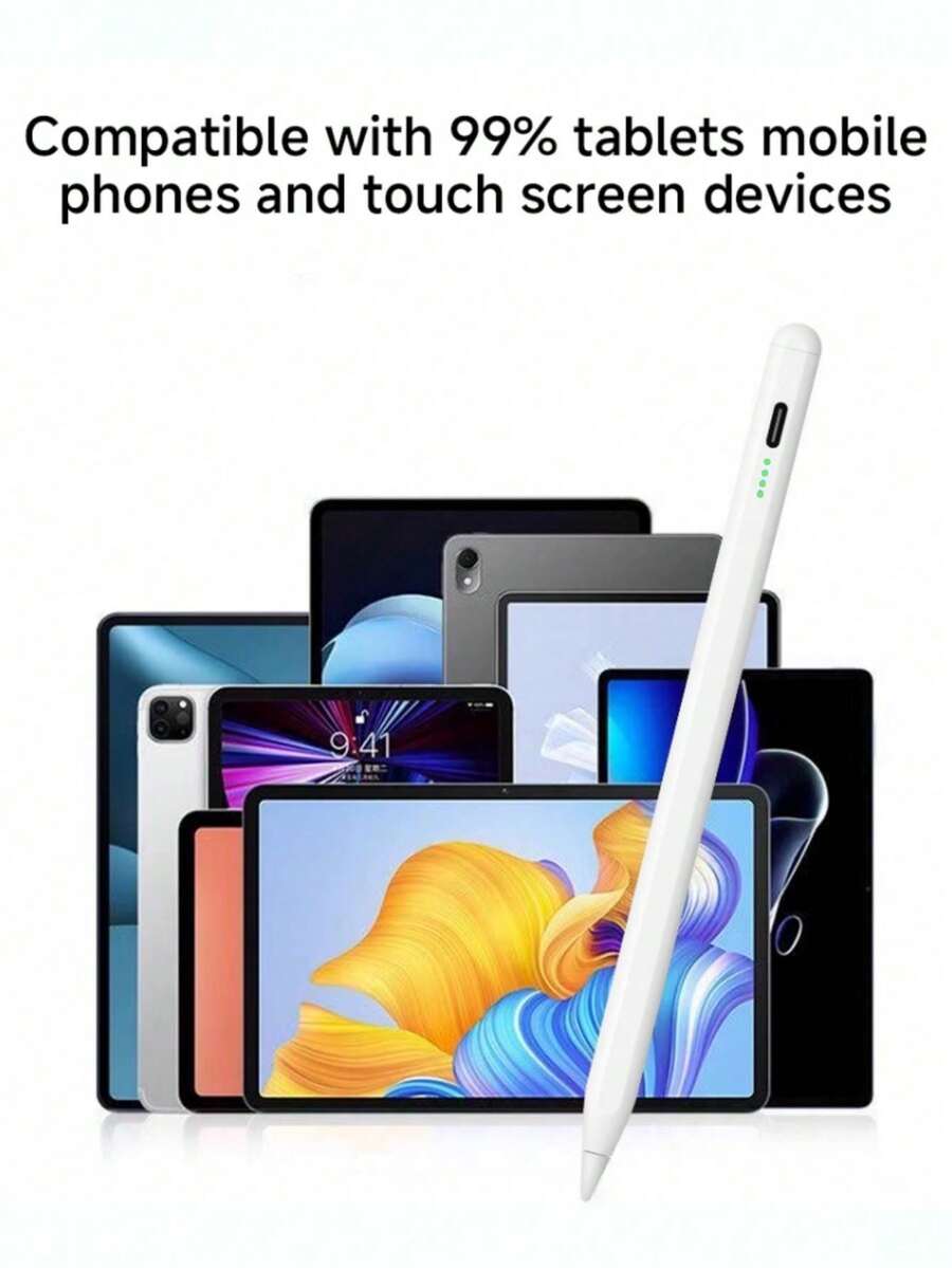 2026升级版通用触控笔——高精度手写触控笔，兼容iPad/安卓手机和平板电脑。具备倾斜感应和防误触功能。双笔尖电容式触控笔，适用于iOS和安卓手机/平板电脑。适用于所有品牌。