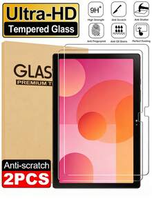 2片裝HD鋼化玻璃螢幕保護貼，9H硬度防爆防刮，易貼裝，相容iPad Air Pro 11 13 12代/相容 Galaxy Tab S9 S8 S7 S9FE S10+ S10 FE A9 A9+ S8+ S9+ S11 12.4吋/相容小米/相容華為Matepad/相容榮耀辦公平板 - 無色 - 查看 53