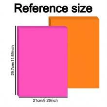 A4 30sheets Neon Color High Light Fluorescent Labels Color Printable Sticker Self Adhesive Sticker For Laser & Inkjet Printer(5 Colors, 6 Sheets Per Color) - A4 - View 2