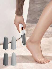 Electric Foot Grinder, USB Rechargeable, Dual Speed Replaceable Rollers & LED Light. Professional Callus Remover, Effectively Removes Dry, Cracked Heels, Calluses And Dead Skin. Suitable For Both Men And Women, Can Remove Rough, Dry Skin And Dead Skin Cells. The Perfect Birthday Or Christmas Gift For Family And Friends. - Multicolor - View 16