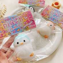 2个慢回弹企鹅捏捏乐玩具，减压玩具，盲盒解压礼物 - 彩色 - 查看 5