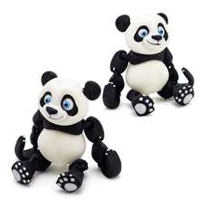 Búp bê gấu trúc nhồi bông in 3D, mô hình có khớp nối linh hoạt, búp bê tương tác dễ thương, vật trang trí bàn làm việc sáng tạo. - Gấu trúc khổng lồ - Xem 5
