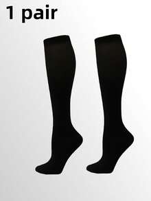 3 Pairs Athletic Copper Compression Socks, 15-20mmHg Knee High Socks For Cycling, Soccer, Basketball & Running - Multicolor - View 16