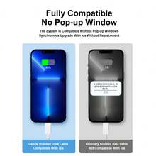 尼龙编织 Type-C 转 Lightning 数据线 100 厘米（3.3 英尺）灰色 + 30W 美规墙式充电器高效充电适配器套装，兼容 14/13/12/11 Pro Max Plus 系列 - 美規A型插(110-127V) - 查看 9