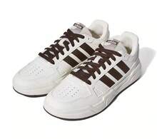 Adidas Giày chạy bộ thi đấu và kiểm tra thể lực dòng Yingfeng mới, giày thể thao chạy bộ thường ngày đa năng dành cho cả nam và nữ. - Trắng/Nâu - Xem 6