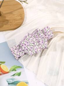 1 chiếc kẹp tóc đuôi ngựa cao kiểu dáng ngọt ngào, có nơ hoa, hình quả chuối, thích hợp cho mùa xuân/hè. - Nhiều màu - Xem 9