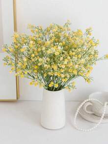 4 Bunches Artificial Baby's Breath Flower Bouquet, Artificial Flowers & Plants For Home Decor, Kitchen, Dining Table, Living Room, Bedroom, Tabletop, Engagement, Wedding, Bridal Bouquet, Party, Valentine's Day, Mother's Day, Thanksgiving, New Year, Birthday Gift - Multicolor - View 6