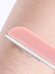 2件套圆柱形伸缩修眉套装 不锈钢微距修眉刮刀 美容工具 安全型伸缩修眉刀 - 圓柱形 - 查看 4